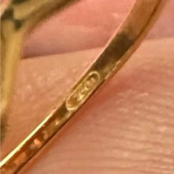 LOVE RING real 18k japan gold (1.1 grams) - Picture 5 of 6